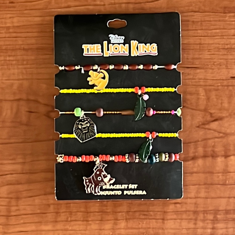 Disney Lion King Bracelet Set NEW